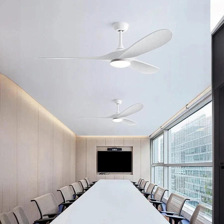 Cadeau showroom ventilateurs Ventilateur de plafond LED, pales réversibles 41cm x 132CM