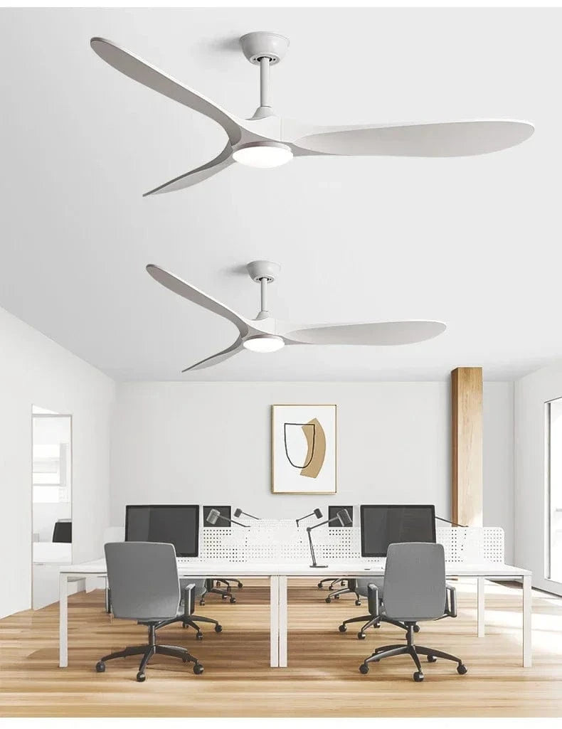 Cadeau showroom ventilateurs Ventilateur de plafond LED, pales réversibles 41cm x 132CM