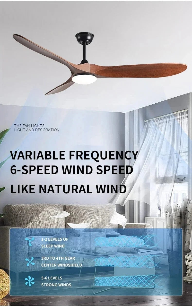 Cadeau showroom ventilateurs Ventilateur de plafond LED, pales réversibles 41cm x 132CM