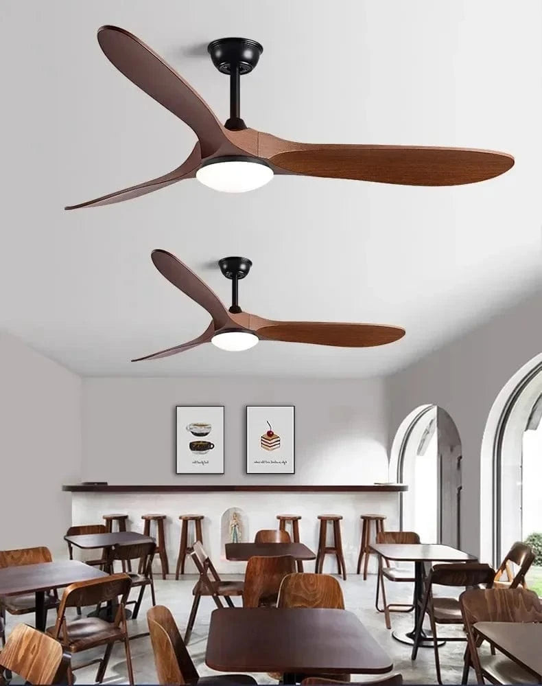Cadeau showroom ventilateurs Ventilateur de plafond LED, pales réversibles 41cm x 132CM