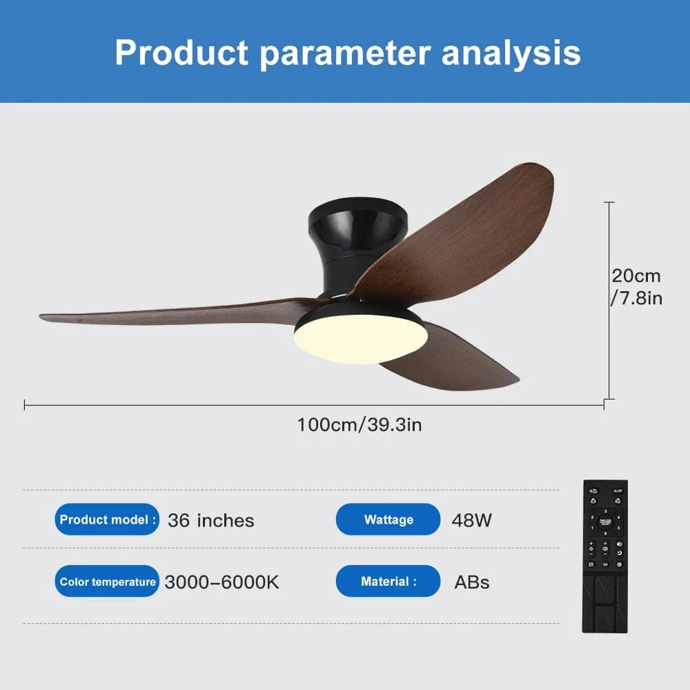 Cadeau showroom ventilateurs Ventilateur de plafond silencieux à haute puissance
