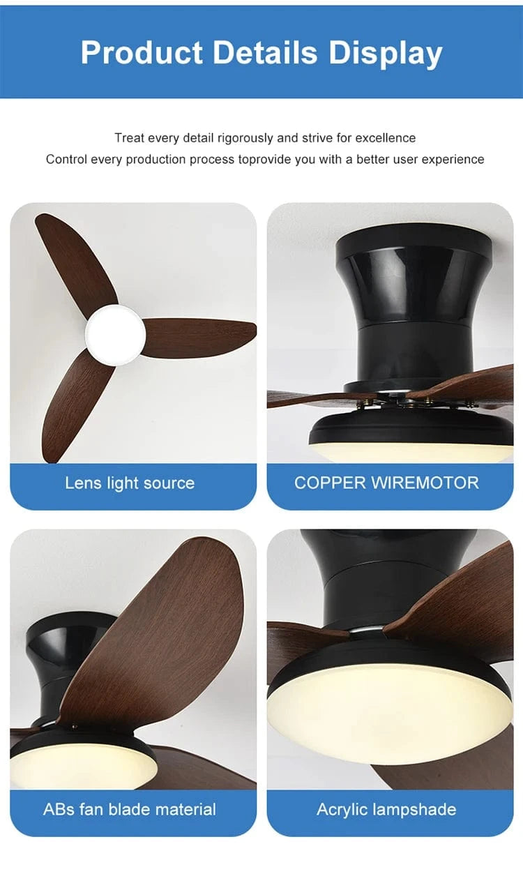 Cadeau showroom ventilateurs Ventilateur de plafond silencieux à haute puissance