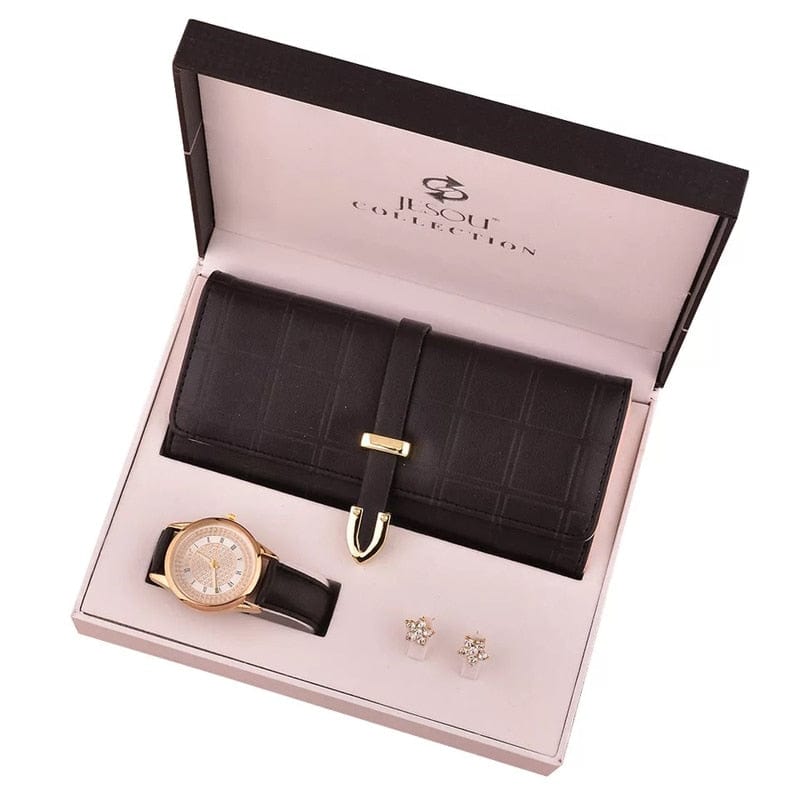 Cadeau showroom Black set Cadeau femme bijoux 3 pièces