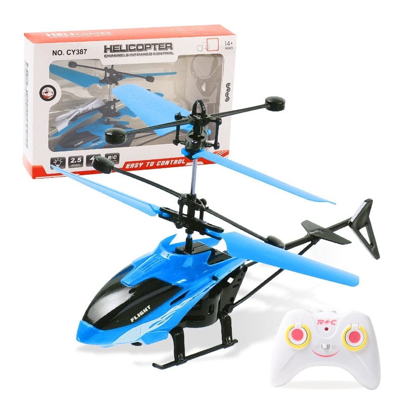 Cadeau showroom bleu-B Hélicoptère Radiocommandé