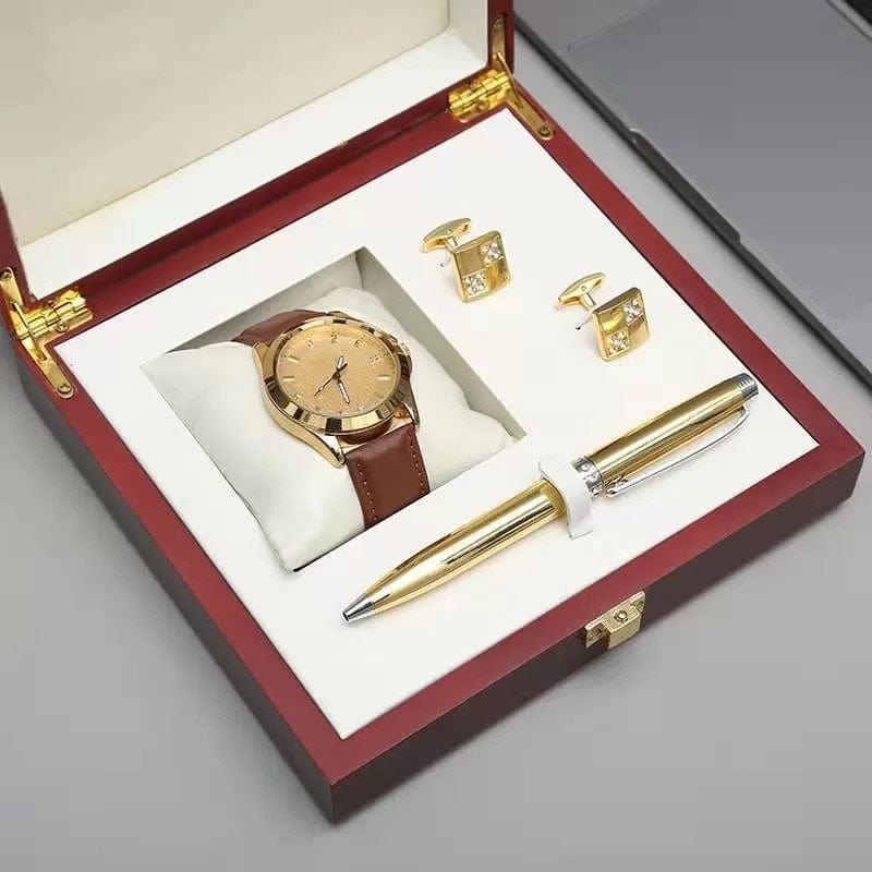 Cadeau showroom Coffret cadeau de luxe boutons de manchette en diamant