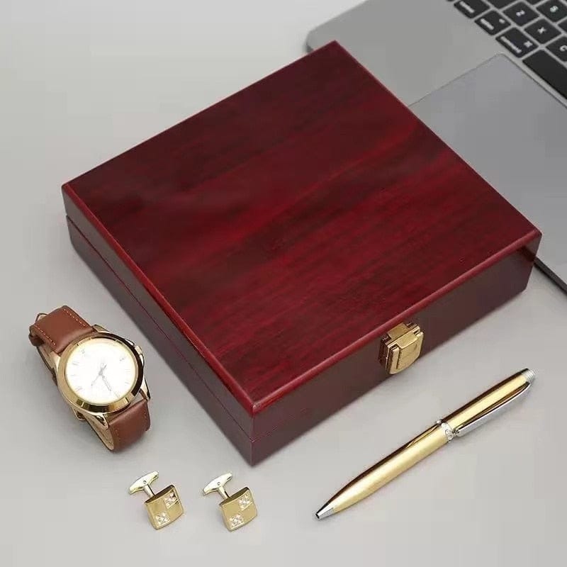 Cadeau showroom Coffret cadeau de luxe boutons de manchette en diamant