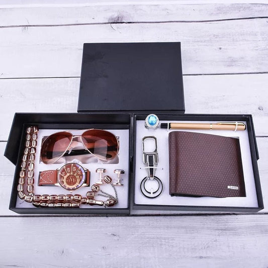 Cadeau showroom Coffret cadeau homme 8 pièces