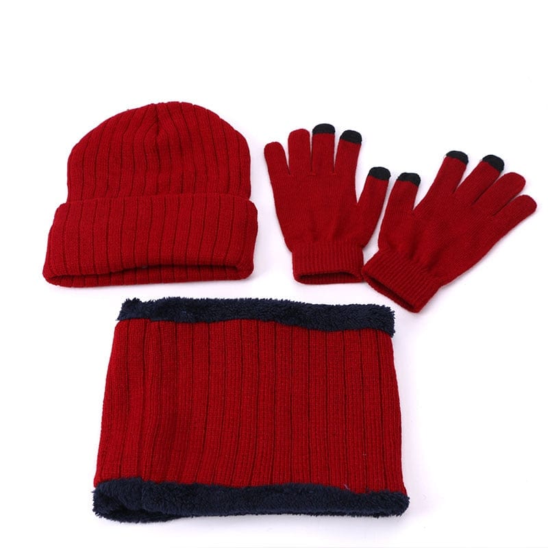 Cadeau showroom Ensemble bonnet et écharpe pour hommes et femmes