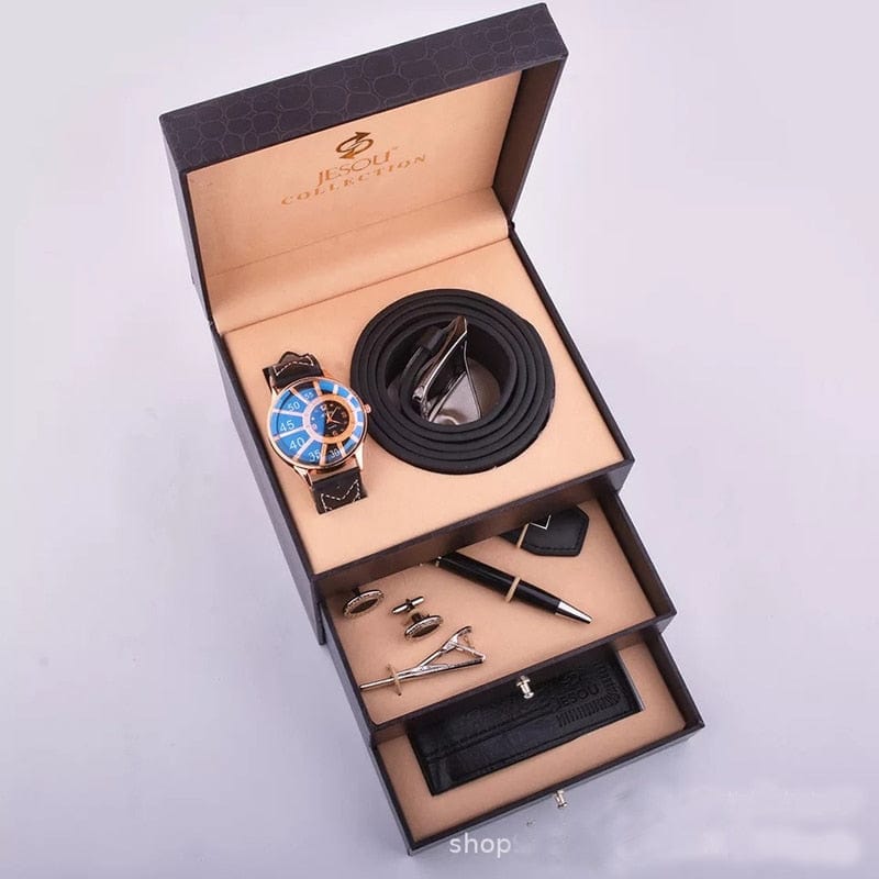 Cadeau showroom Noir 1 Coffret cadeau homme prémium
