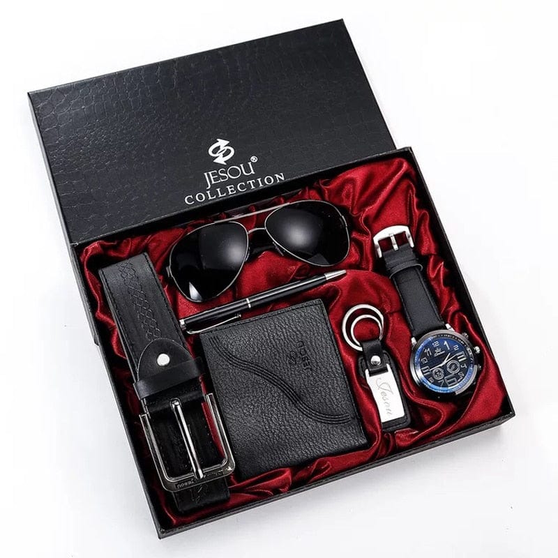 Cadeau showroom Noir 2 Coffret cadeau 6 pièces pour hommes