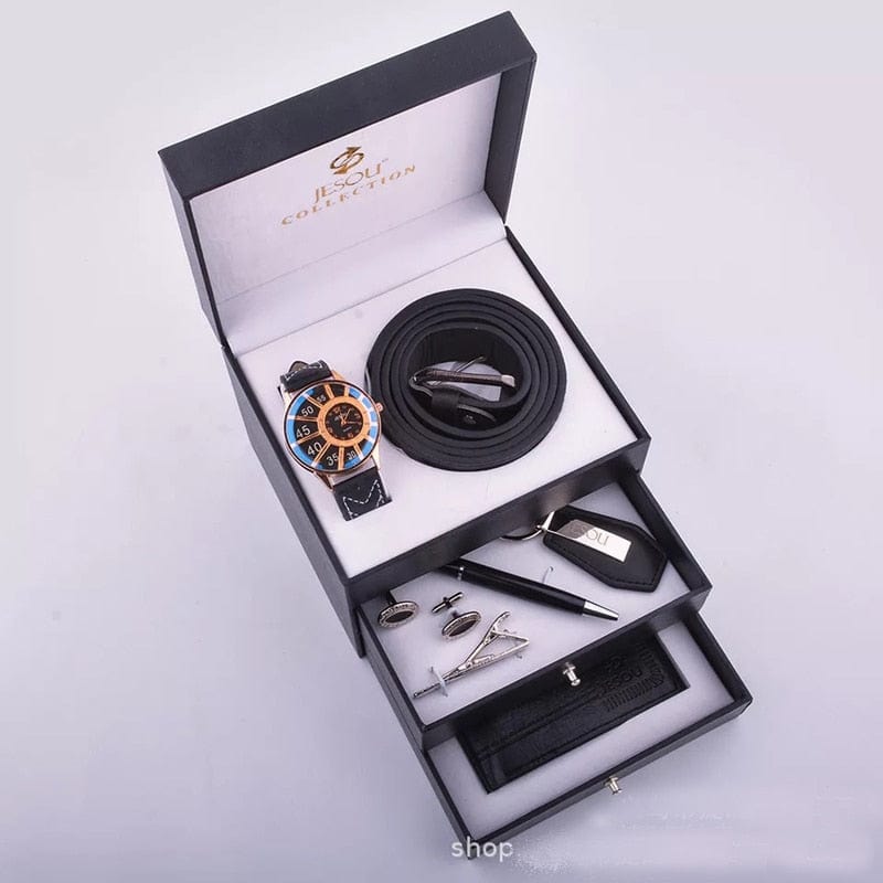 Cadeau showroom Noir 2 Coffret cadeau homme prémium