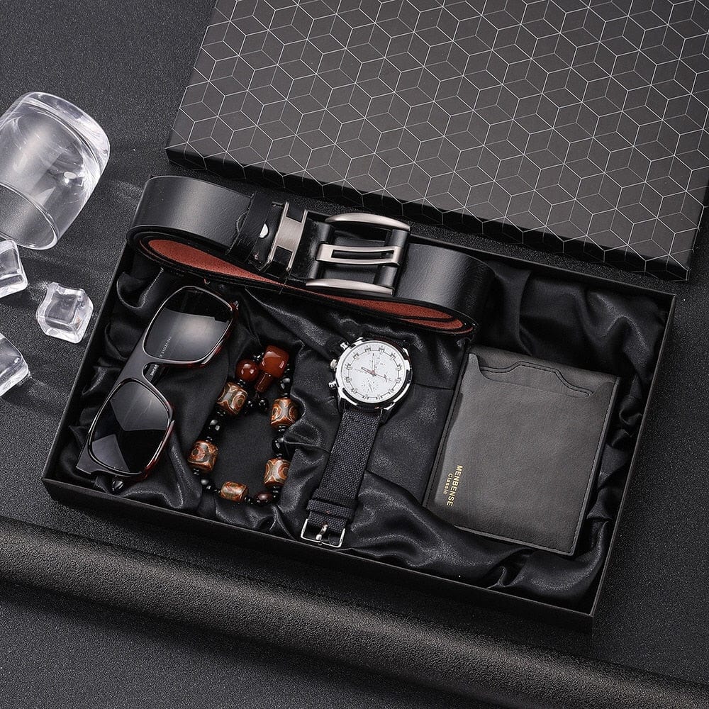 Cadeau showroom Noir/blanc Coffret cadeau complet pour homme