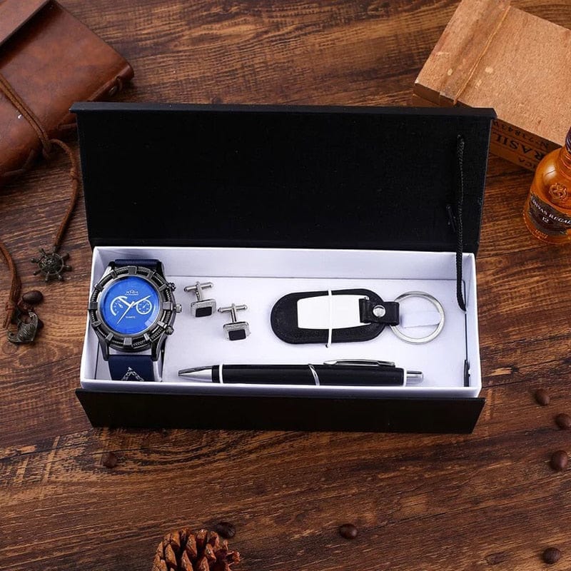 Cadeau showroom Noir Coffret cadeau boutons de manchettes