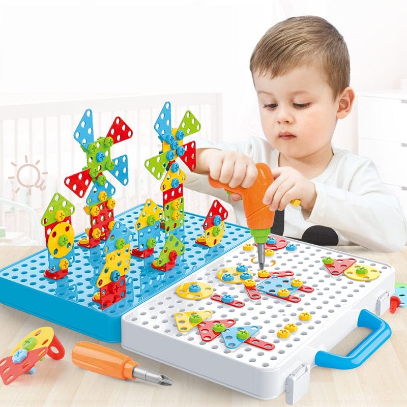 Cadeau showroom Puzzle 3D avec outil perceuse et outils