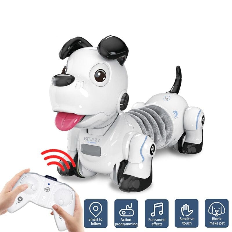 Cadeau showroom Robot chien cascadeur électronique