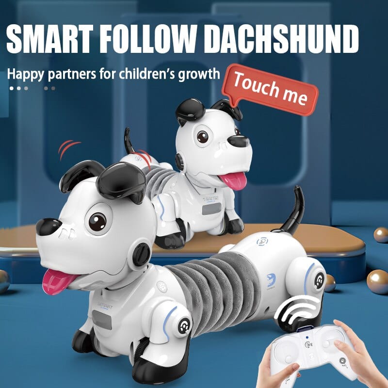 Cadeau showroom Robot chien cascadeur électronique