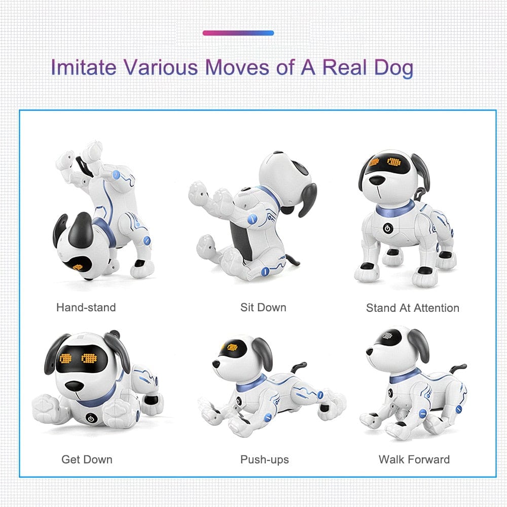 Cadeau showroom Robot chien K16A avec télécommande vocale
