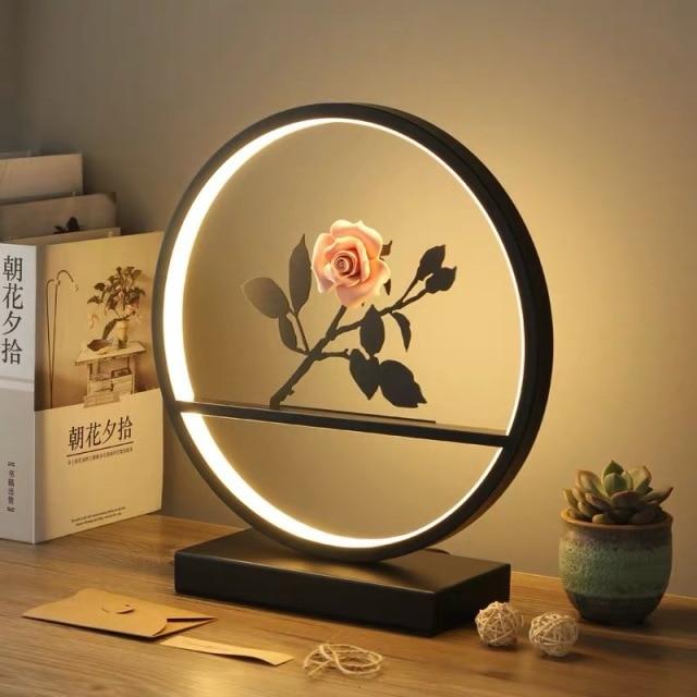 Showroom-Cadeau D / Modèle à boutons / EU Lampe de table décorative
