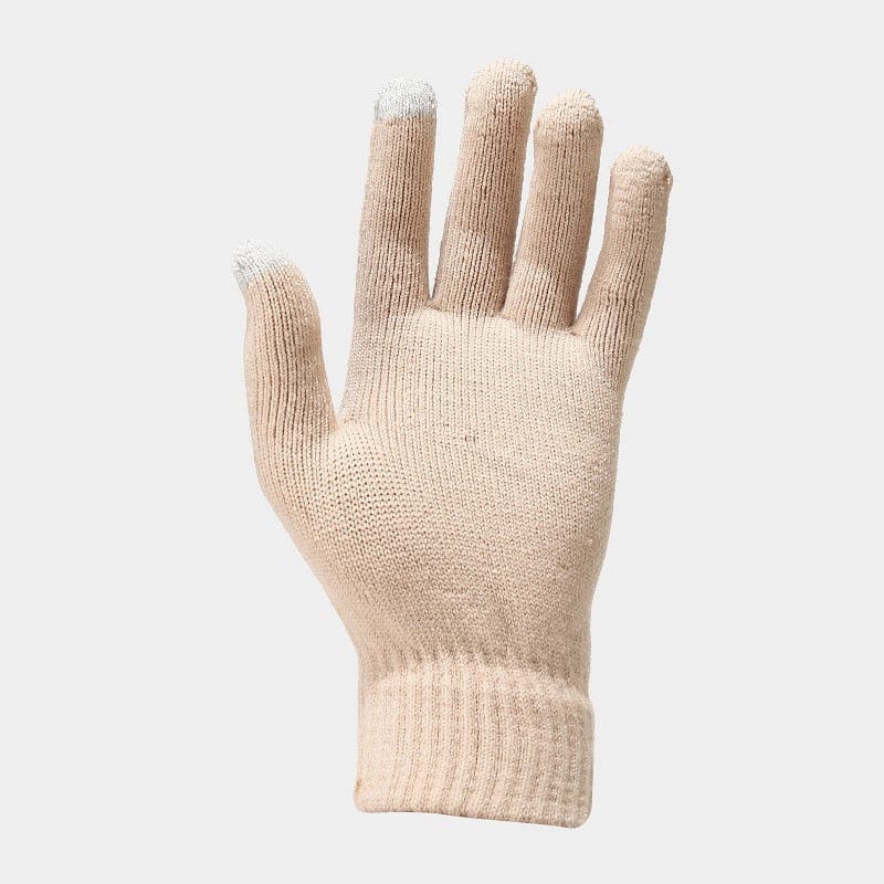 Showroom-Cadeau Ensemble gants et écharpes, bonnet en laine épaisse
