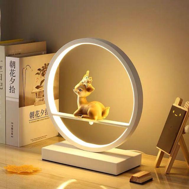 Showroom-Cadeau H / Modèle à boutons / EU Lampe de table décorative