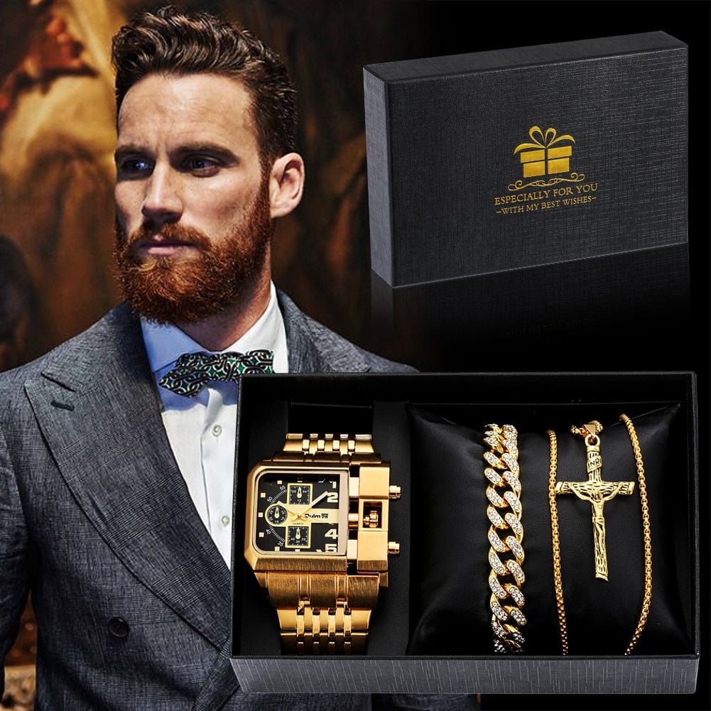 Showroom-Cadeau Montre de luxe Bracelet et collier
