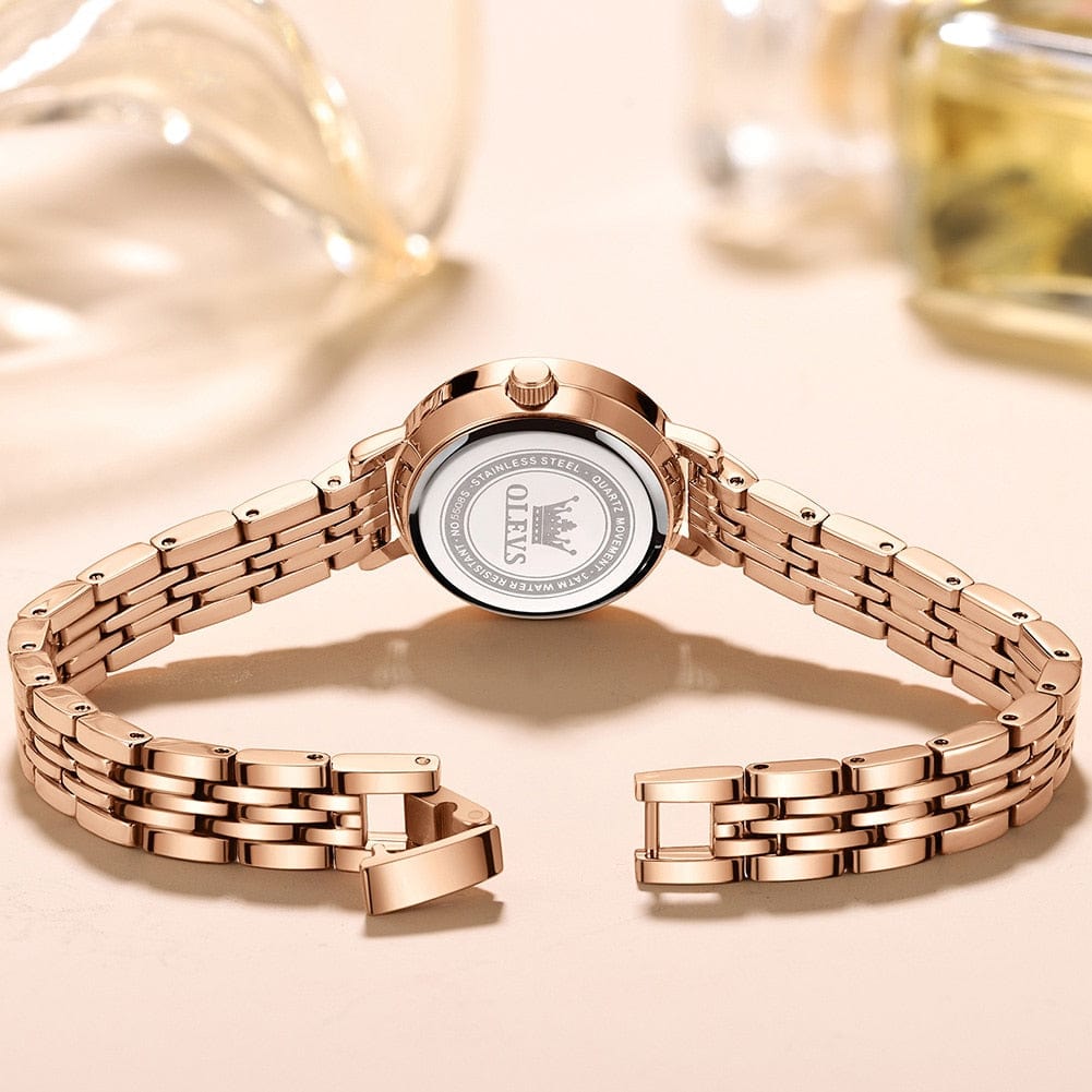 Showroom-Cadeau Montre élégante en acier inoxydable