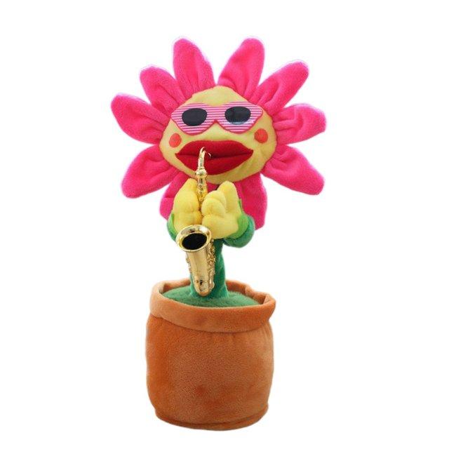Showroom-Cadeau red tip 60 songs Tournesol en peluche électrique