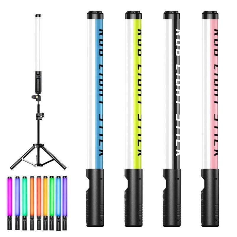 showroomcadeau Bâton lumineux Bâton lumineux d'éclairage rvb avec trépied