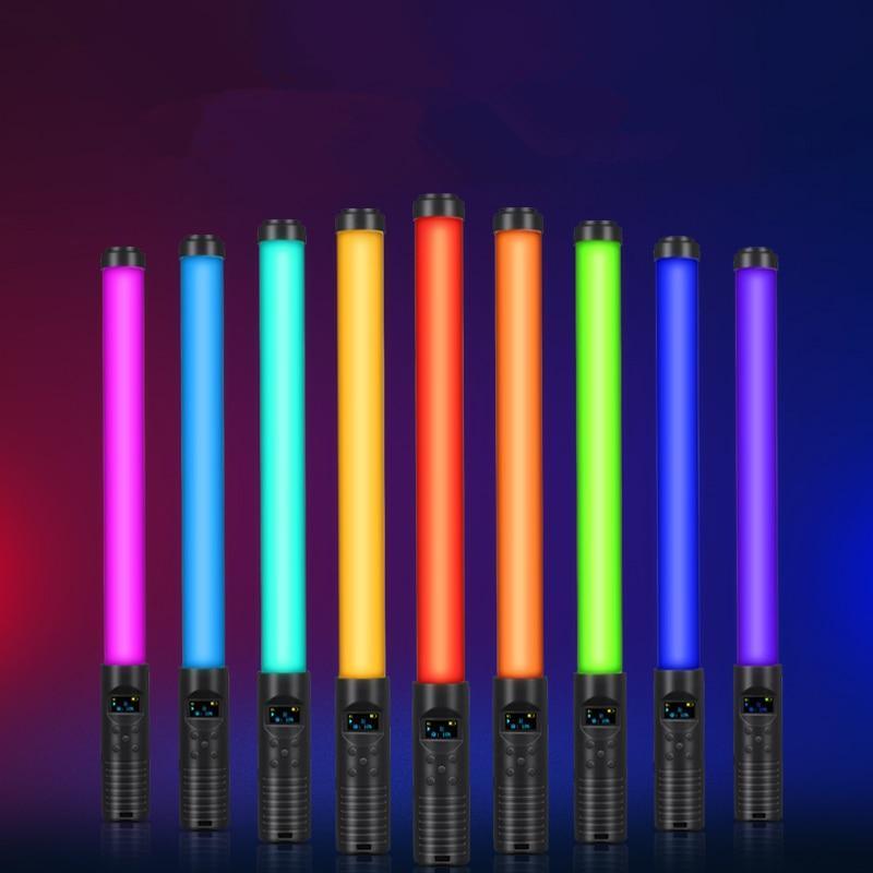 showroomcadeau Bâton lumineux Bâton lumineux d'éclairage rvb avec trépied