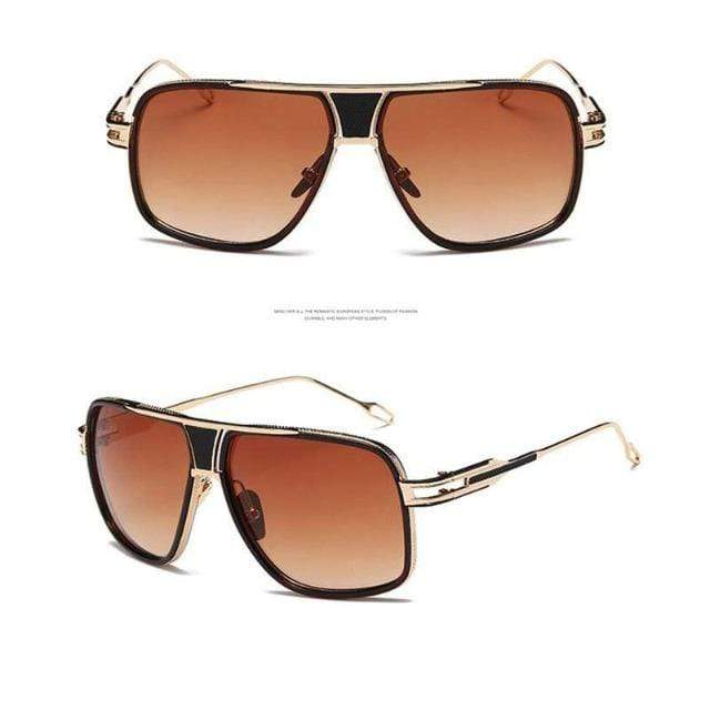 showroomcadeau Coffret montre en cuir Ensemble lunettes ceinture montre quartz pour hommes