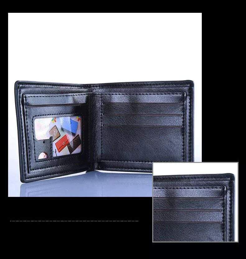 showroomcadeau Coffret montre en cuir Montre quartz ceinture en cuir avec portefeuilles style décontracté
