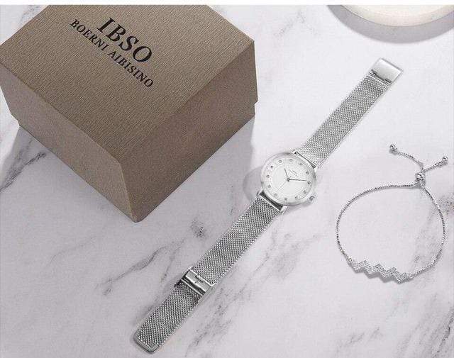 showroomcadeau Ensemble bijoux Femme Coffret Cadeau Montres Bracelet femmes
