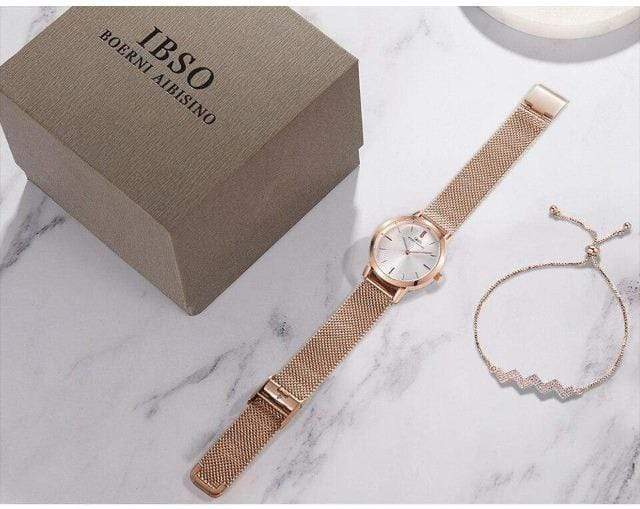 showroomcadeau Ensemble bijoux Femme Coffret Cadeau Montres Bracelet femmes