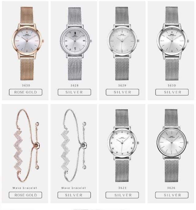 showroomcadeau Ensemble bijoux Femme Coffret Cadeau Montres Bracelet femmes