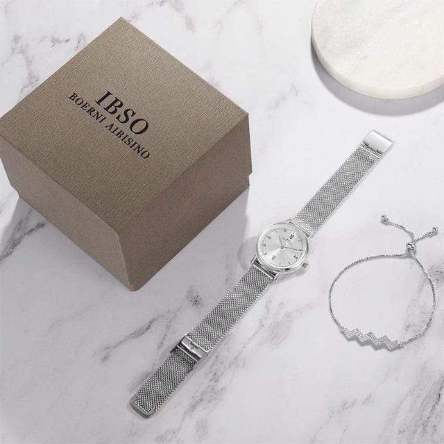 showroomcadeau Ensemble bijoux Femme Coffret Cadeau Montres Bracelet femmes