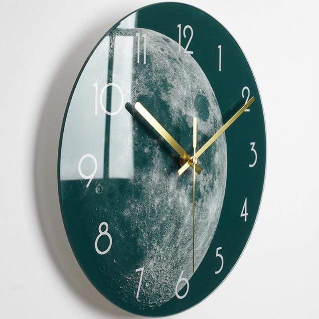 showroomcadeau Horloge murale Style 6 / 14 pouce Quley-Horloge murale de luxe en verre