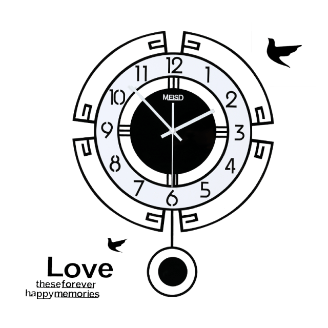 showroomcadeau horloge Niva-Horloges murale à Quartz créatives