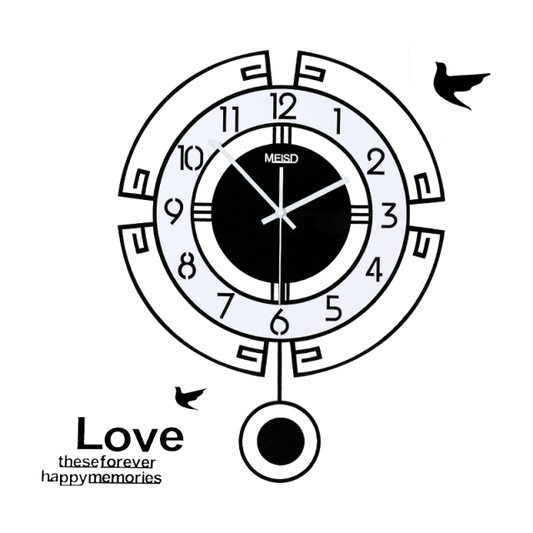 showroomcadeau horloge Niva-Horloges murale à Quartz créatives