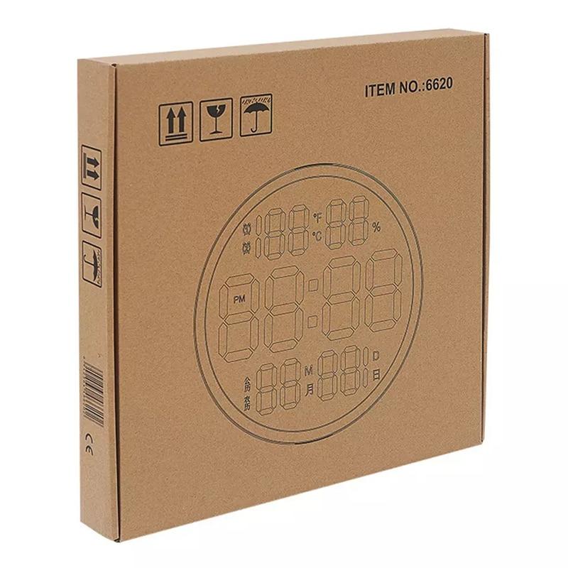 showroomcadeau Horloge numérique Loza-Horloge murale numérique à LED