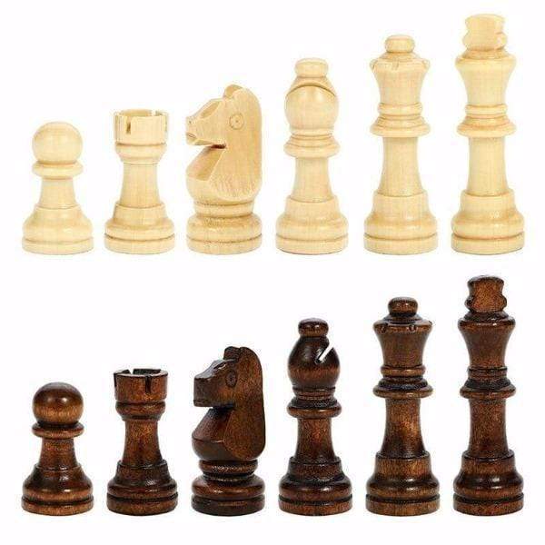 showroomcadeau Jeu d'échecs Jeu d'échecs en bois pliant magnétique,jeu de société