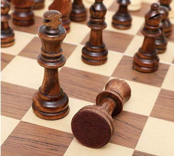 showroomcadeau Jeu d'échecs Jeu d'échecs en bois pliant magnétique,jeu de société