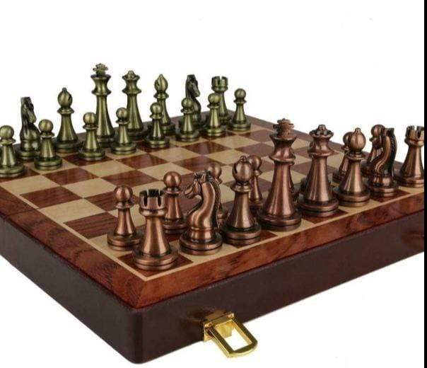 showroomcadeau Jeu d'échecs Jeu d'échecs haut de gamme en Bronze