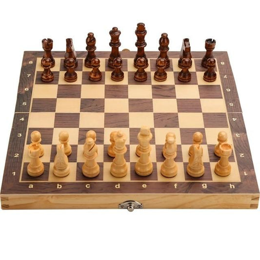 showroomcadeau Jeu d'échecs Jeu d'échecs pliant magnétique en bois
