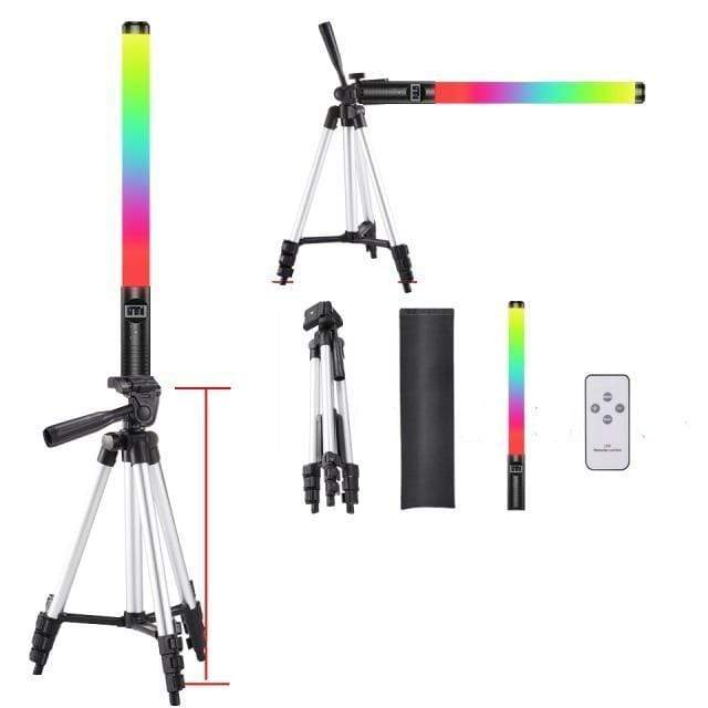 showroomcadeau lumière de l'anneau 102CM SV Bâton lumière de l'anneau RGB avec trépied