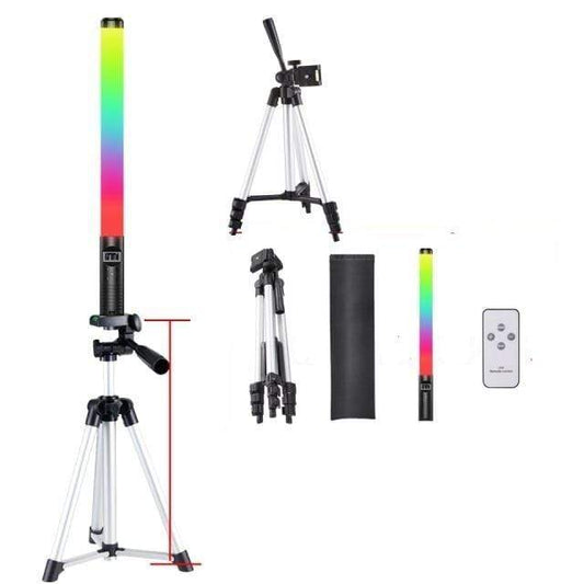 showroomcadeau lumière de l'anneau 50CM Bâton lumière de l'anneau RGB avec trépied