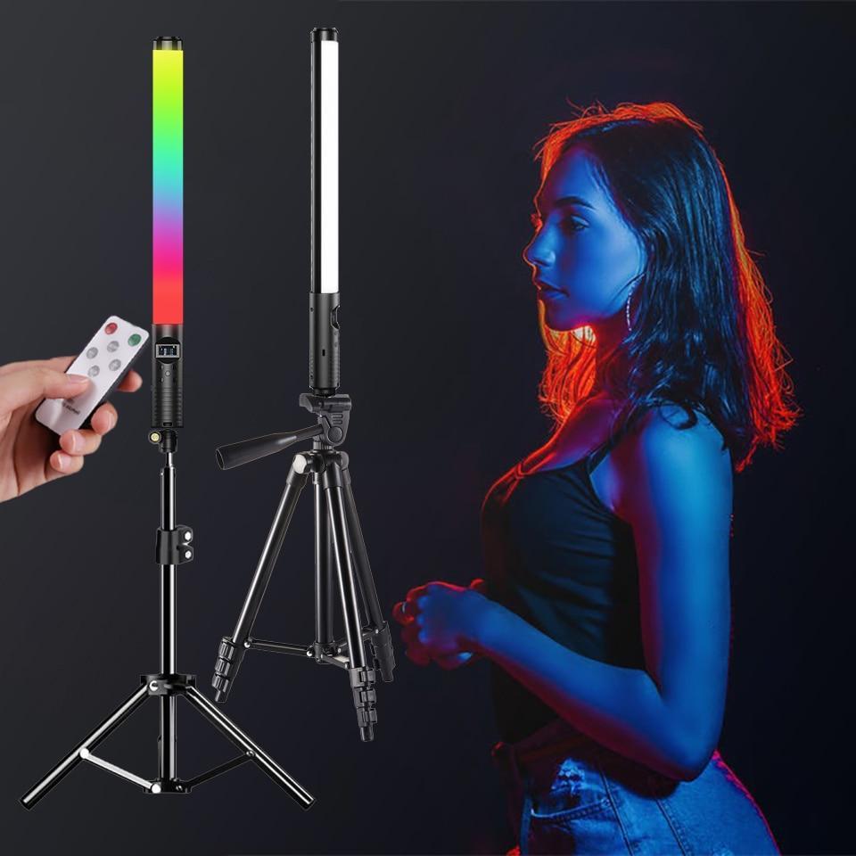 showroomcadeau lumière de l'anneau Bâton lumière de l'anneau RGB avec trépied