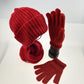 Cadeau showroom 4 Ensemble  bonnets écharpe et gants en acrylique