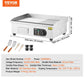 Cadeau showroom 55cm x 42cm inox Plancha électrique 1600 W/3200 W
