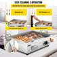Cadeau showroom 55cm x 42cm inox Plancha électrique 1600 W/3200 W