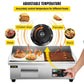 Cadeau showroom 55cm x 42cm inox Plancha électrique 1600 W/3200 W
